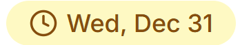Due date example