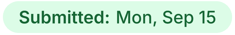 Submission date button